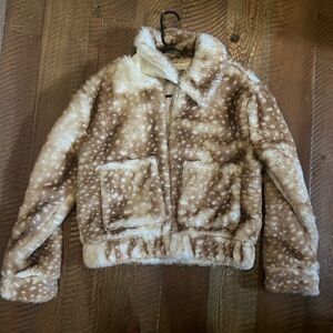 Faux fur coat